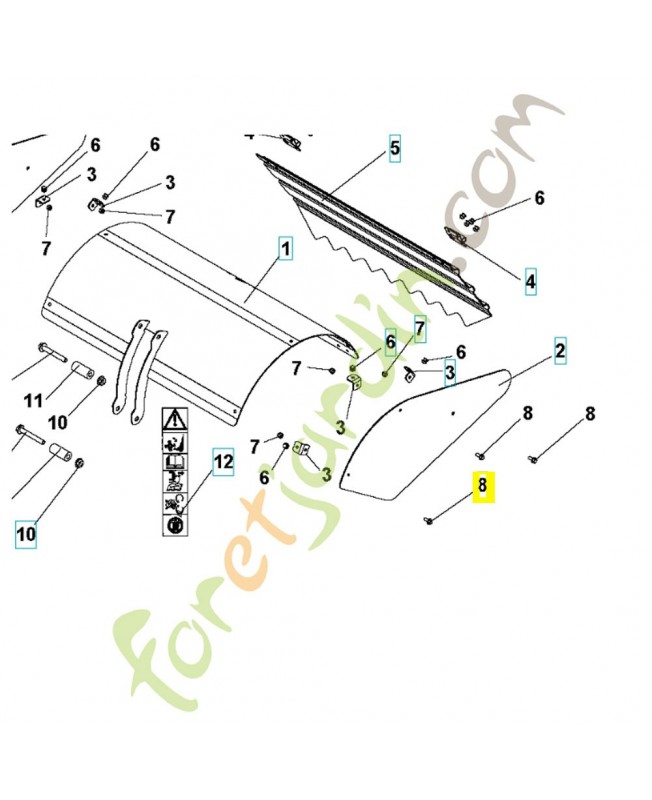 vis 598675401- Pièce détachée Husqvarna