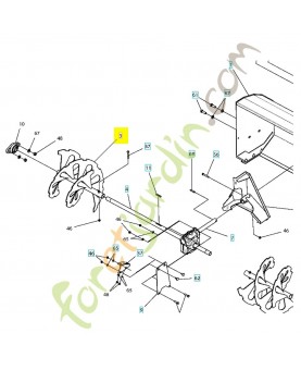 fraise à neige 598838001 - Pièce détachée Husqvarna