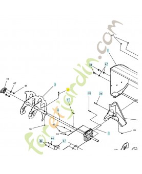 vis  m8x55 598851301. Pièce détachée Husqvarna
