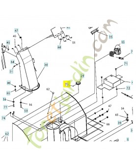 Vis  m6x8 598851501. Pièce détachée Husqvarna