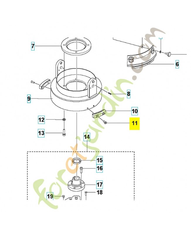 vis 725636901- Pièce détachée Husqvarna