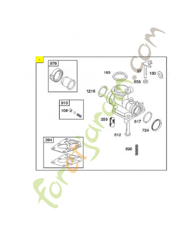795475 Carburateur 0003-000-2244. Pièce de rechange pour moteur thermique Briggs et Straton 795475 Carburateur 0003-000-2244. Pièce de rechange pour moteur thermique Briggs et Straton
