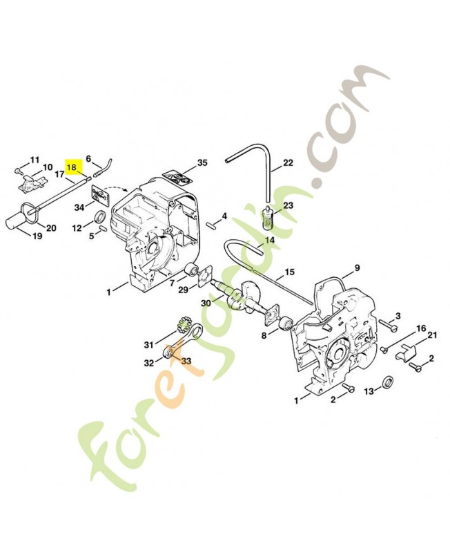 Insert d’aération 1120-358-8106. Pièce de rechange Sithl / Vicking