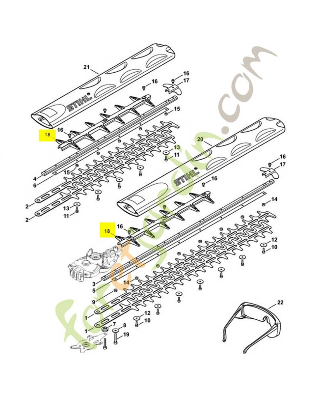 Protecteur contre coupures 4851-792-9701. Pièce de rechange Sithl / Vicking