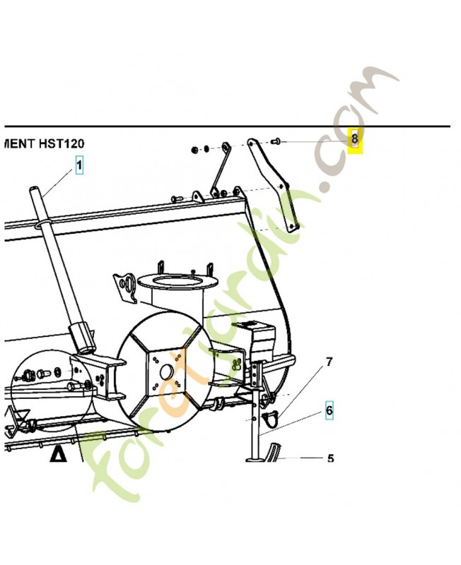 Vis 725649351 m10x25 - Pièce détachée Husqvarna