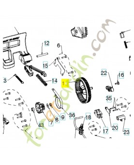 ENGRENAGE COMPLET 579658801. Pièce de rechange Husqvarna