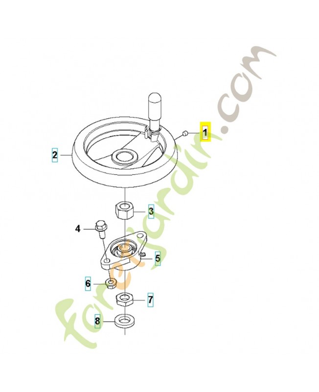vis 729528971- Pièce détachée Husqvarna