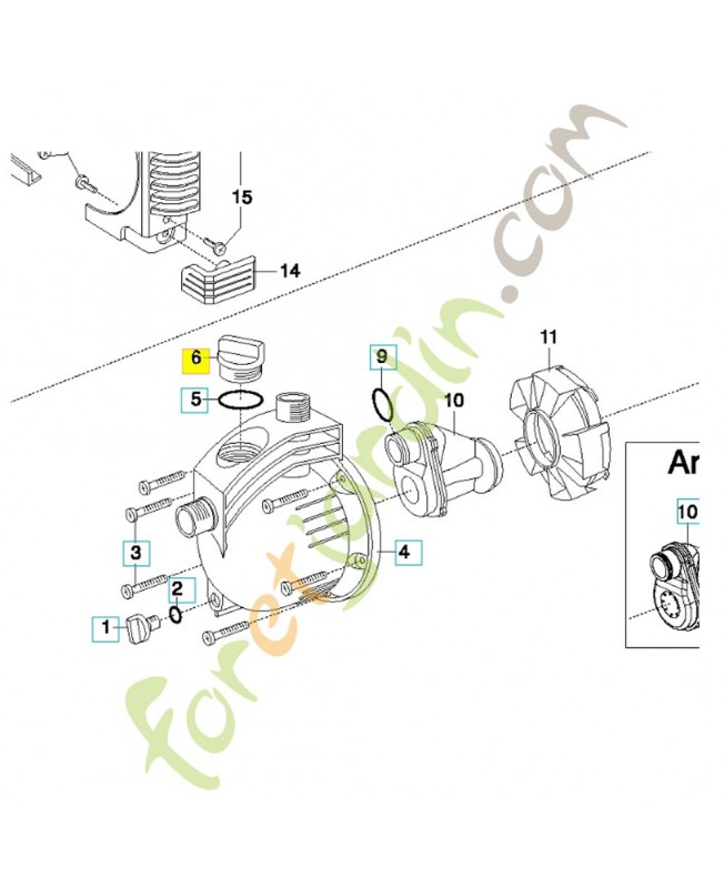 vis de blocage 578459901- Pièce détachée Husqvarna