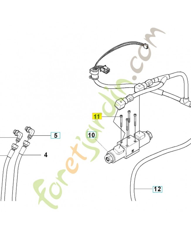 vis 725534001. Pièce détachée Husqvarna