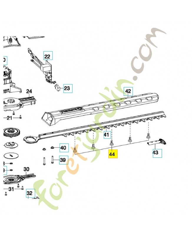vis 520463401- Pièce détachée Husqvarna