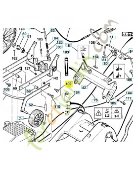 vis 519653123- Pièce détachée Husqvarna