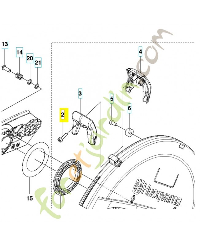 vis 504909414- Pièce détachée Husqvarna