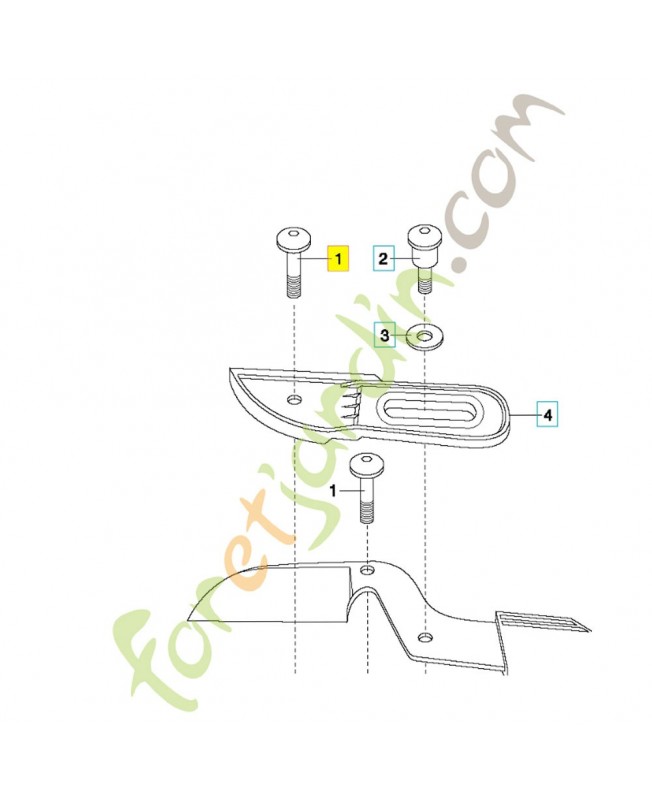 vis 520313301- Pièce détachée Husqvarna
