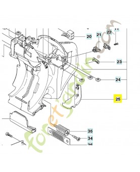 Support 588198201. Pièce détachée Husqvarna