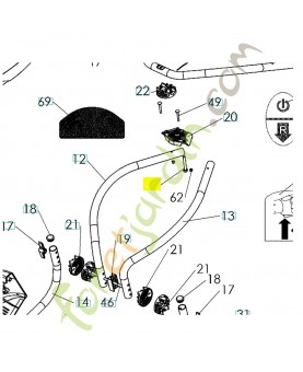 vis 531008510. Pièce détachée Husqvarna