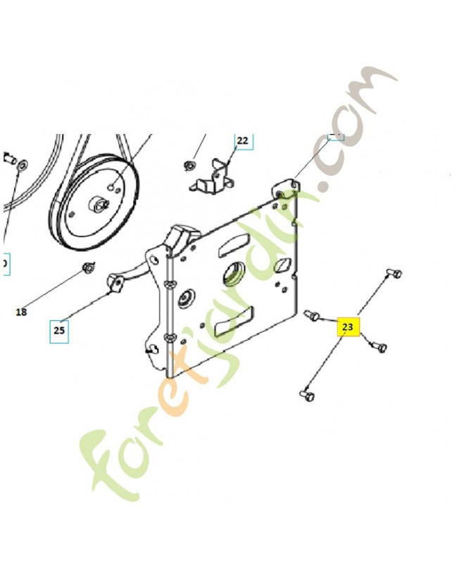 vis 596031601. Pièce détachée Husqvarna