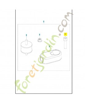 vis 594530001. Pièce détachée Husqvarna
