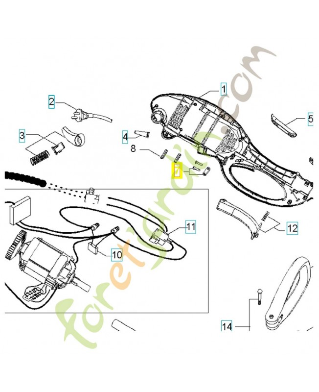collier 510775600. Pièce détachée Husqvarna