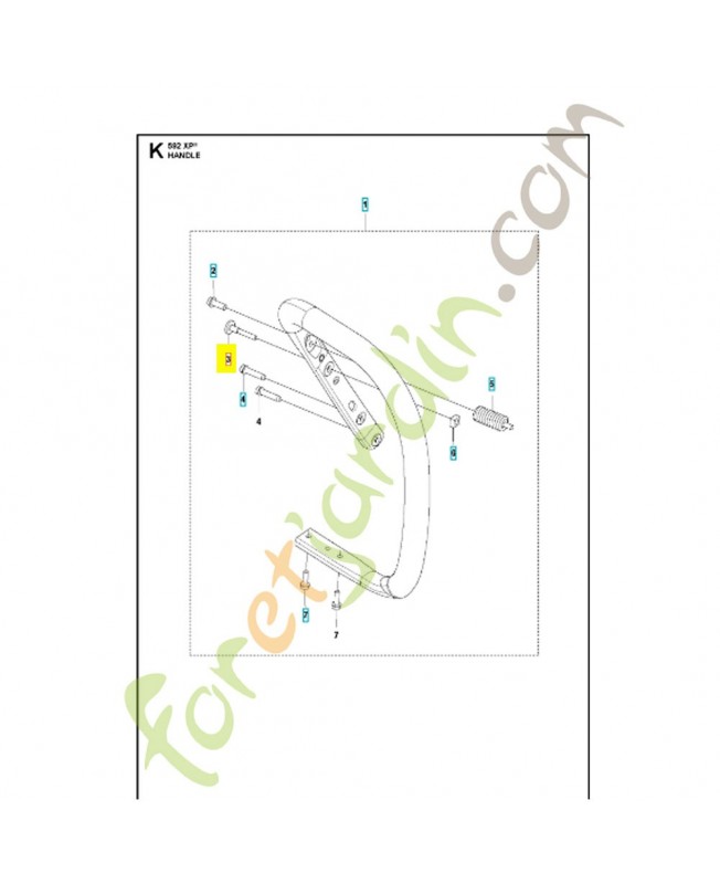 vis 504064502. Pièce détachée Husqvarna