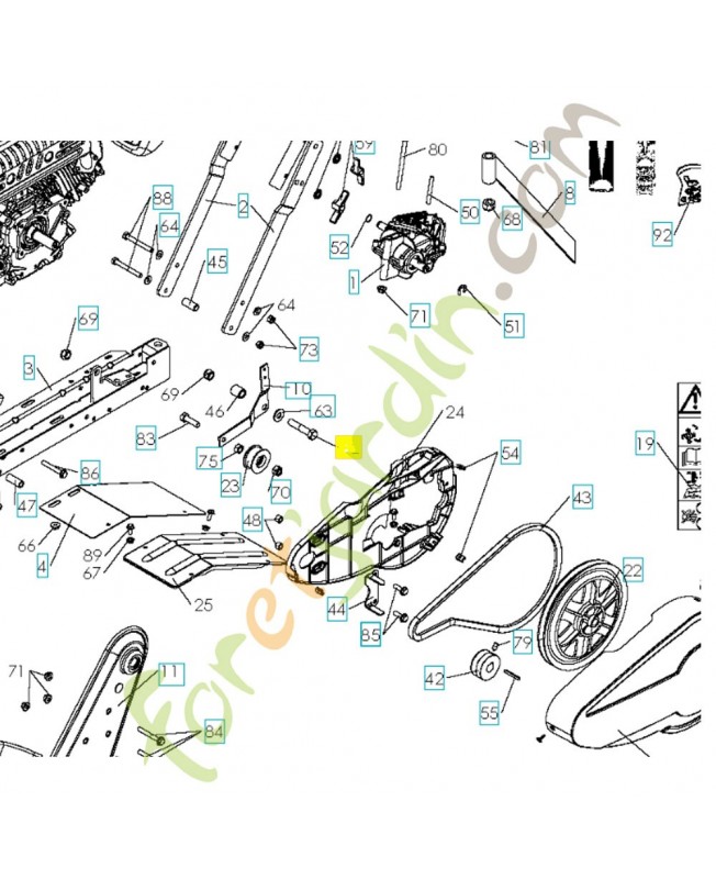 vis 575361801. Pièce détachée Husqvarna