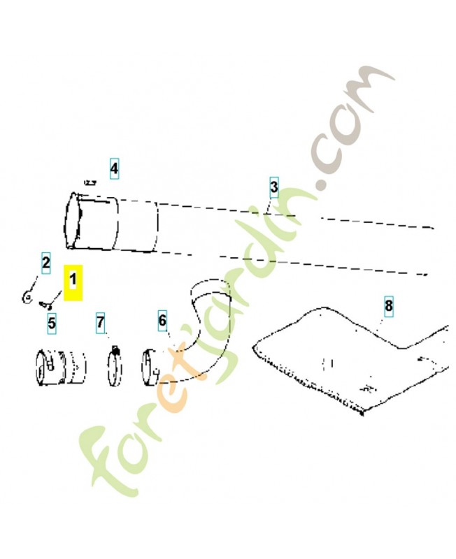 vis 510468701. Pièce détachée Husqvarna