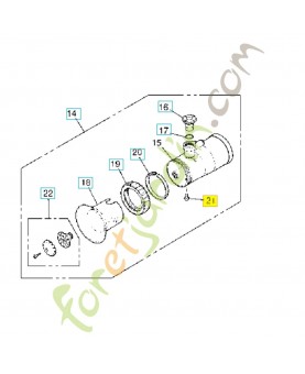vis 510472001 Pièce détachée Husqvarna