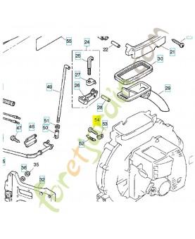 vis 513679601 - Pièce détachée Husqvarna