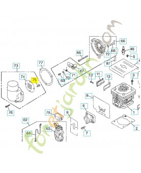 vis 513303601 - Pièce détachée Husqvarna