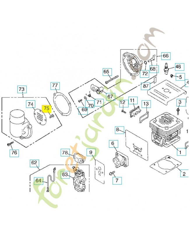 vis 513303601 - Pièce détachée Husqvarna
