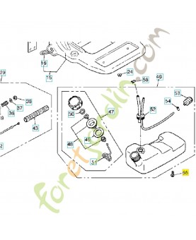 vis 514333601- Pièce détachée Husqvarna