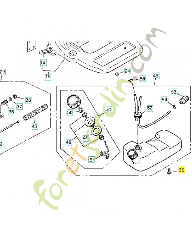 vis 514333601- Pièce détachée Husqvarna