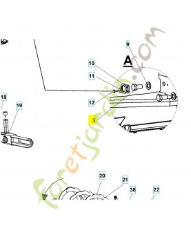 vis 529656601. Pièce détachée Husqvarna