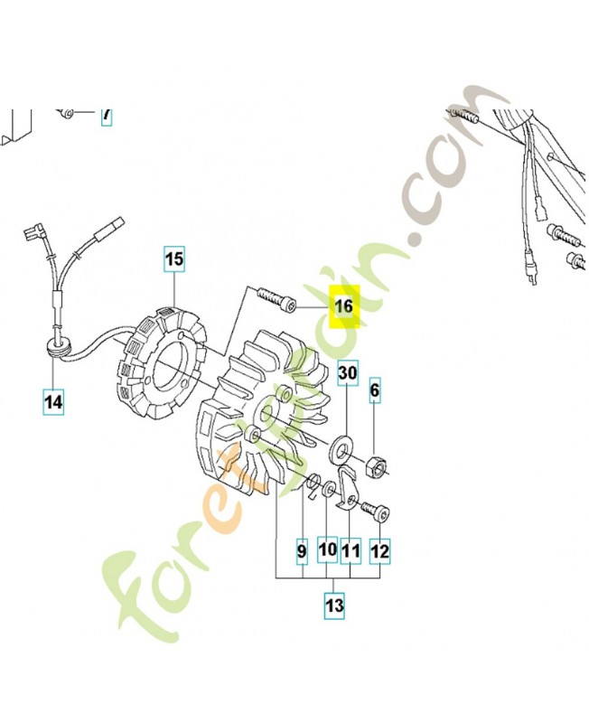 Vis 581143004- Pièce détachée Husqvarna