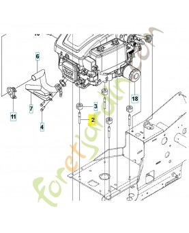 vis 578207502 - Pièce détachée Husqvarna