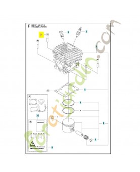 vis 596682802 - Pièce détachée Husqvarna