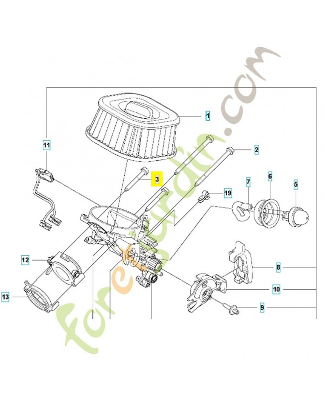 vis 596682401- Pièce détachée Husqvarna