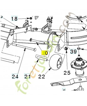 vis 510022302 - Pièce détachée Husqvarna