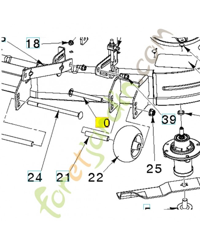 vis 510022302 - Pièce détachée Husqvarna