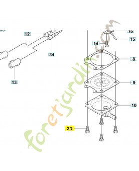 vis 505057801- Pièce détachée Husqvarna