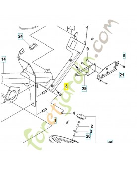 vis 506570101. Pièce détachée Husqvarna