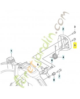 vis 525755112. Pièce détachée Husqvarna