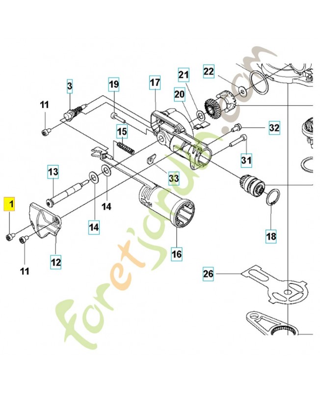 vis 525887404. Pièce détachée Husqvarna