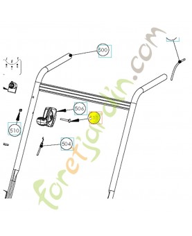 vis 534009744. Pièce détachée Husqvarna