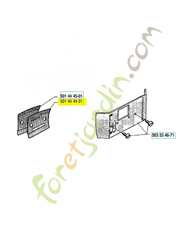 Plaque de guidage référence 501444401