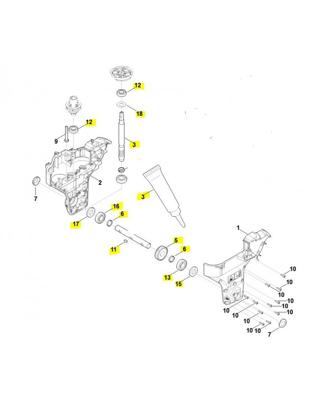 Kit réparation 6241-007-1890. Pièce détachée Stihl / Vicking