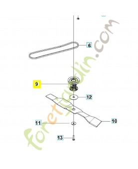 support de lame 501110701. Pièce détachée Husqvarna