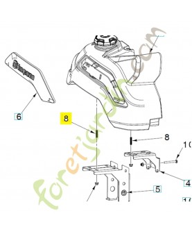 vis 582484201 - Pièce détachée Husqvarna