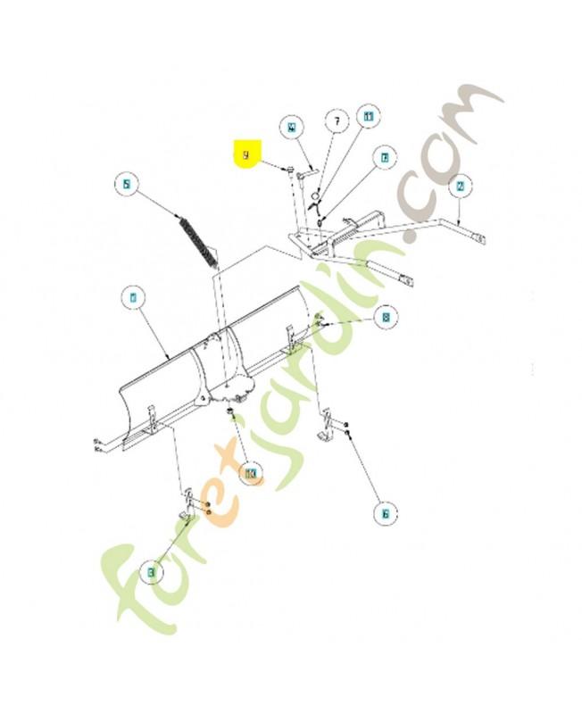 vis 580749101- Pièce détachée Husqvarna