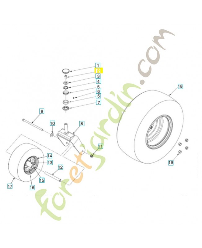 vis 591457301- Pièce détachée Husqvarna