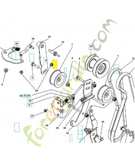 ecrou 589290801 - Pièce détachée Husqvarna